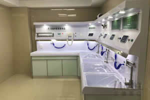 新老款医用清洗设备工作站厂家定制加工(一字型、L型、U型)